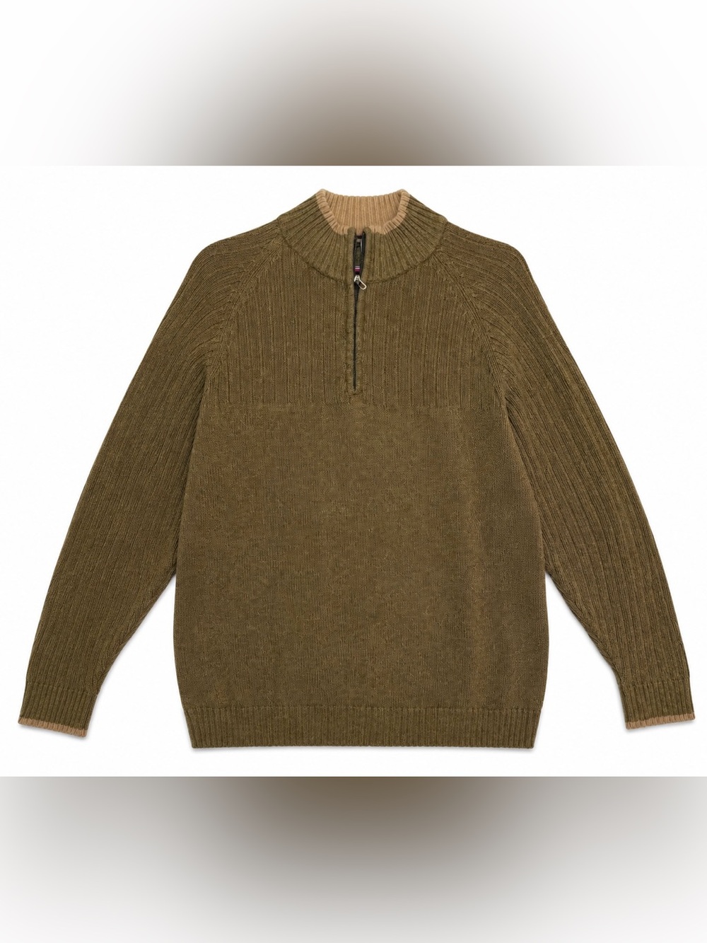 Columbia Men's Quarter Zip Ribbed Sweater XL